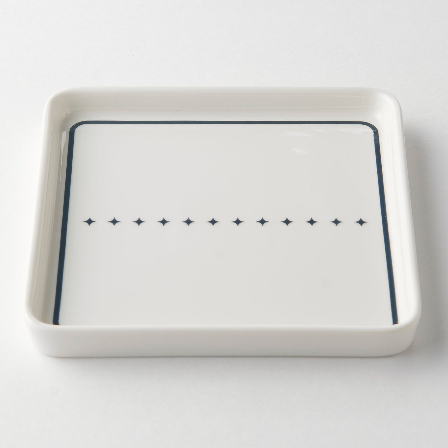 STELLAR Ceramic Square Small Plate Dinnerware No PFOA White
