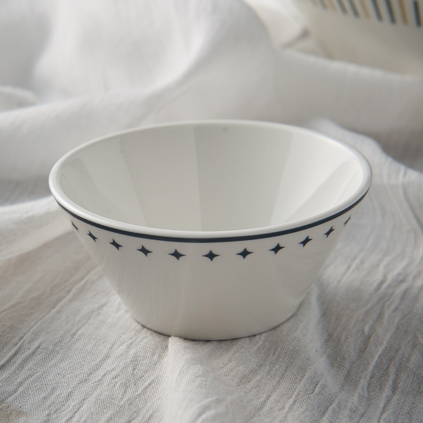 STELLAR Ceramic Sauce Bowl Dinnerware No PFOA White