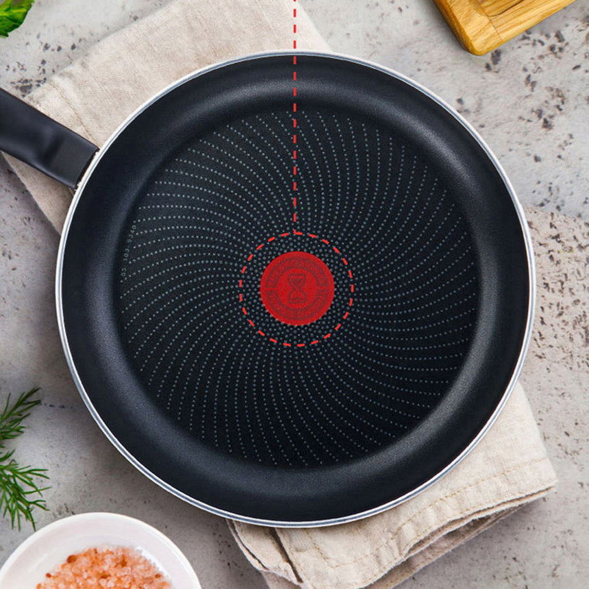 Tefal Experience Induction Wok Pan (28cm) Dishwasher Oven Safe No PFOA Grey