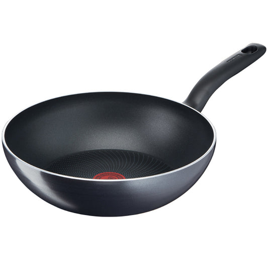 Tefal Experience Induction Wok Pan (28cm) Dishwasher Oven Safe No PFOA Grey