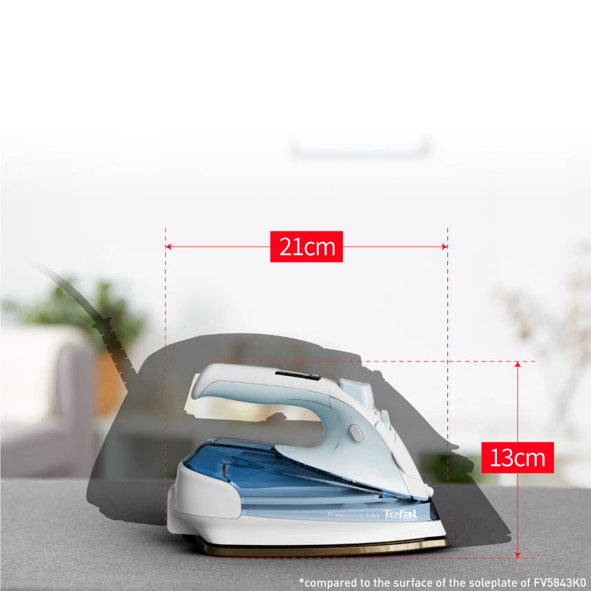 TEFAL FV6230 FREEMOVE MINI Fast & Easy Cordless Steam Iron 1350W White