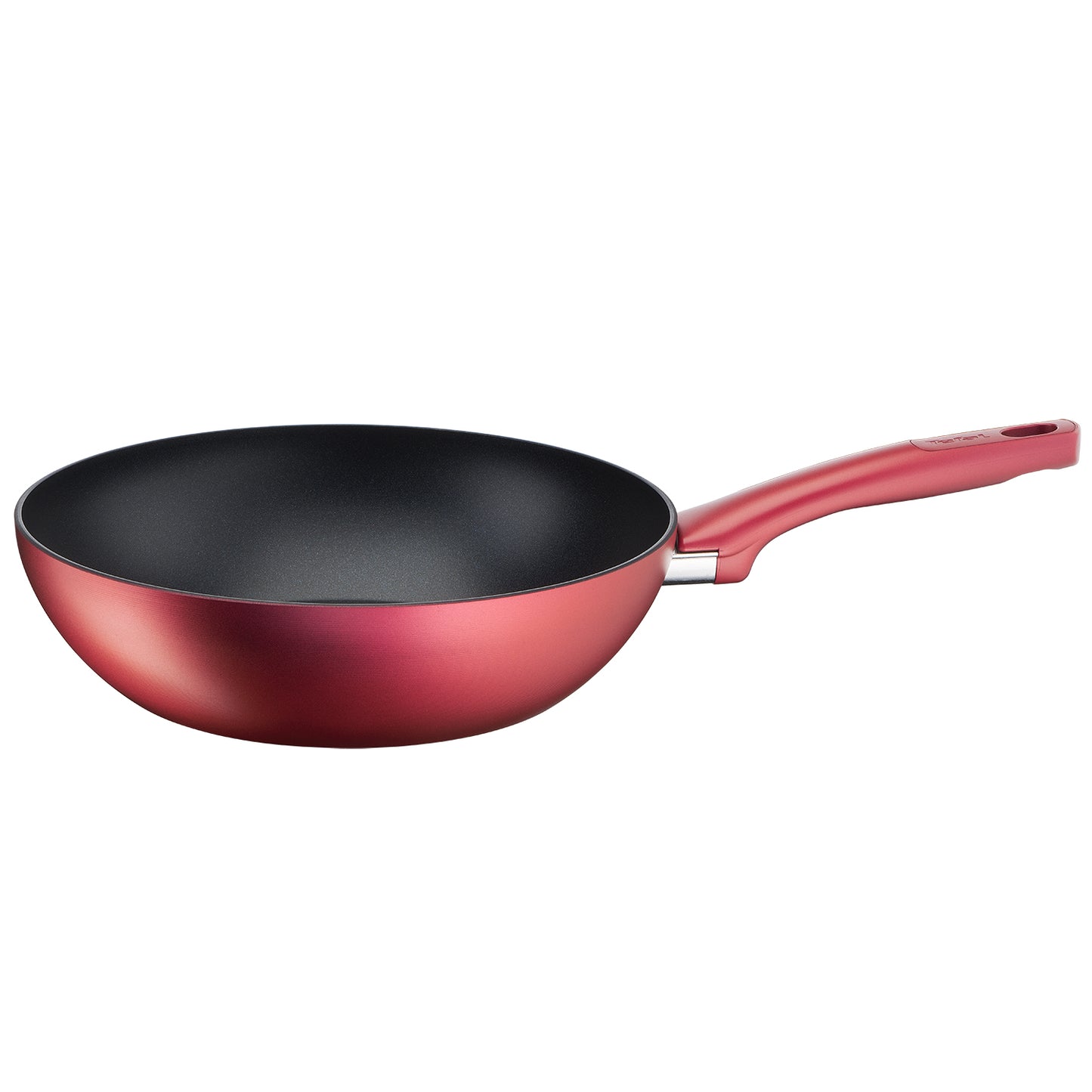 Tefal Perfect Cook Induction Titanium Nonstick Wok Pan (28cm) Dishwasher Oven Safe No PFOA Red