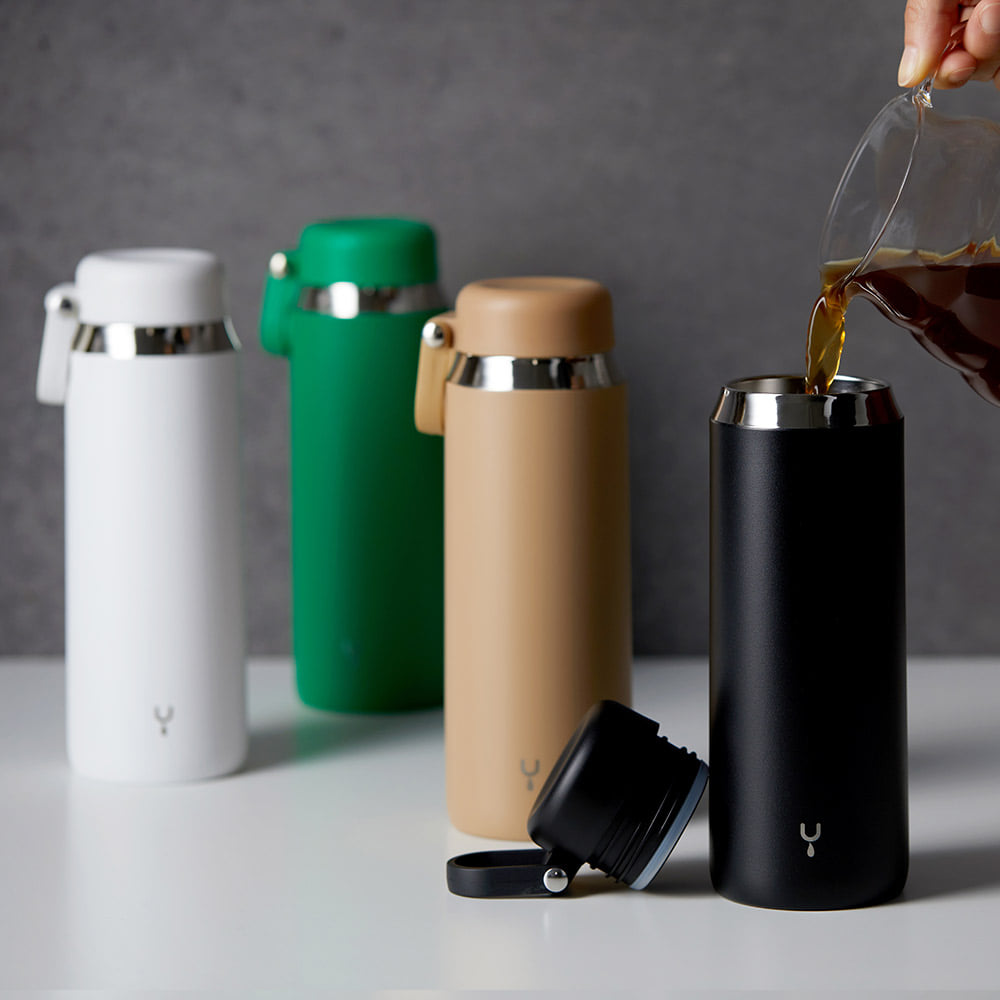 Time Mug Tumbler (500ml) BPA Free Brown