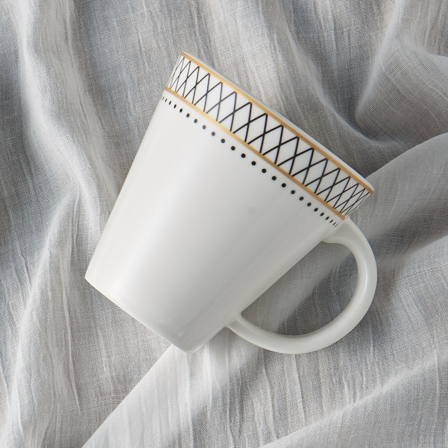 TONICA Ceramic Mug Cup Dinnerware No PFOA White