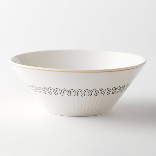 TONICA Ceramic Noodle Bowl Dinnerware No PFOA White