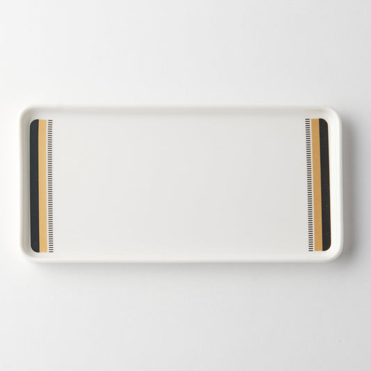 TONICA Ceramic Rectangular Plate Dinnerware No PFOA White