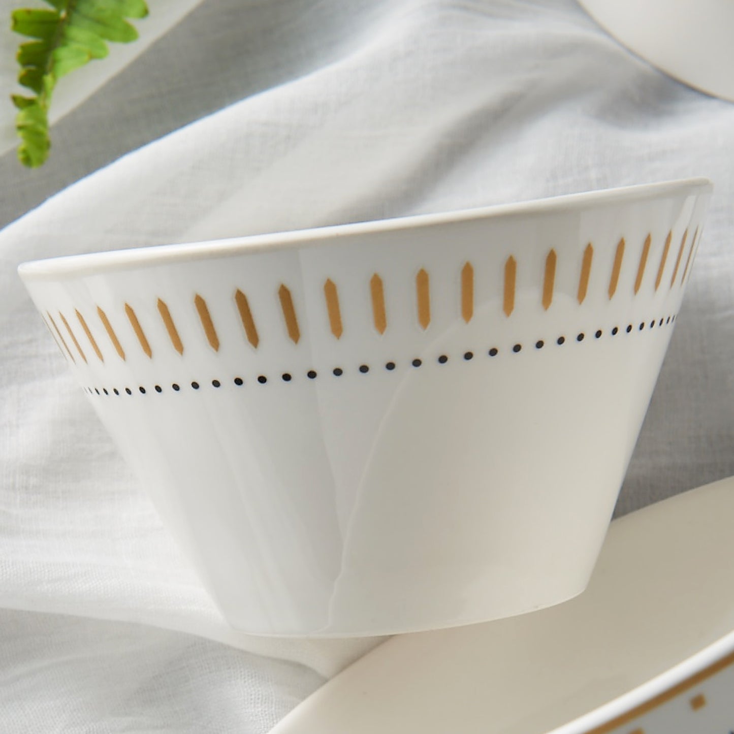 TONICA Ceramic Rice Bowl Dinnerware No PFOA White