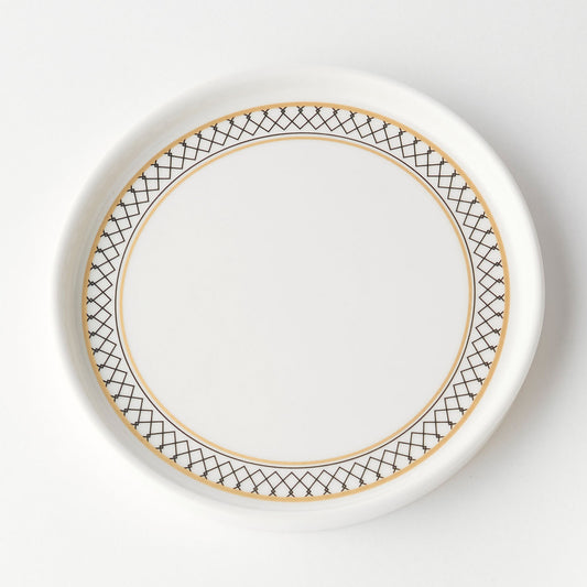 TONICA Ceramic Round Small Plate Dinnerware No PFOA White