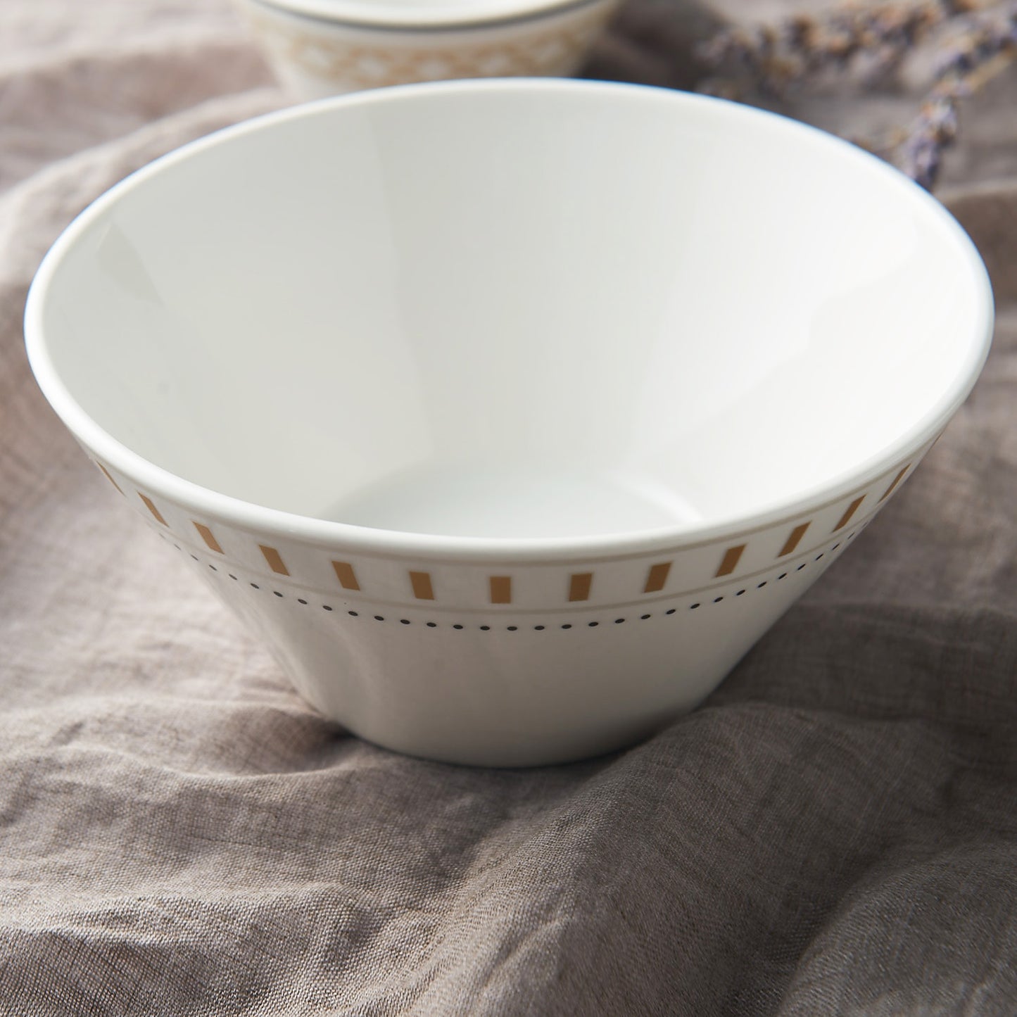 TONICA Ceramic Soup Bowl Dinnerware No PFOA White