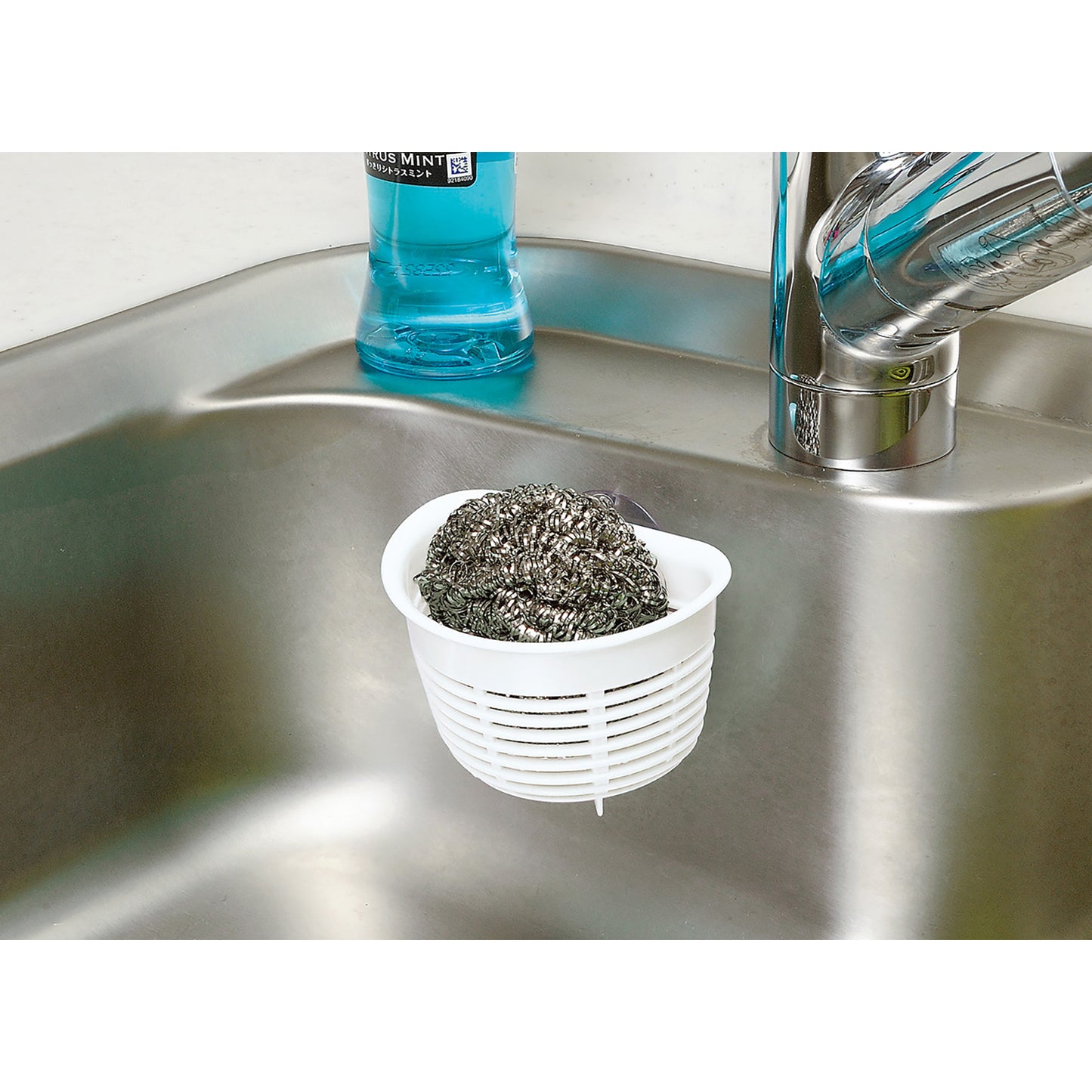 Flow Sink Holder Small White - 이노마타 플로우 싱크대홀더 소 화이트 0655 - adamhnk