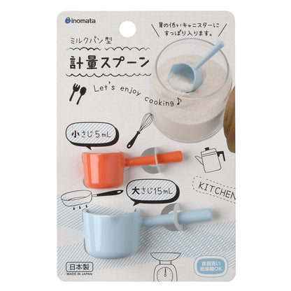 Measuring Mini Spoon 2p (5 & 15ml) Kitchen Tool Red&Blue - 이노마타 조미료 미니스푼 2p 1137 레드&블루 - adamhnk