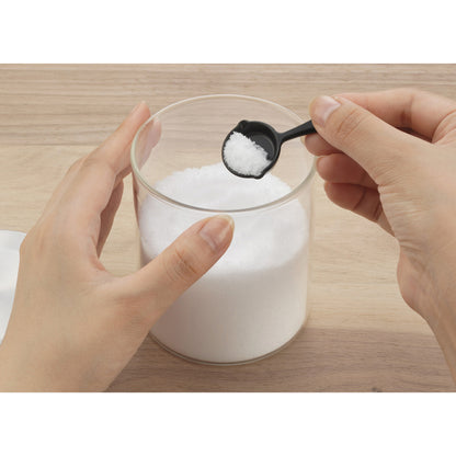 Measuring Mini Pan Spoon 2p (2.5 & 7.5ml) Kitchen Tool Black - 이노마타 조미료 미니팬 계량스푼 2p 1138 블랙 - adamhnk