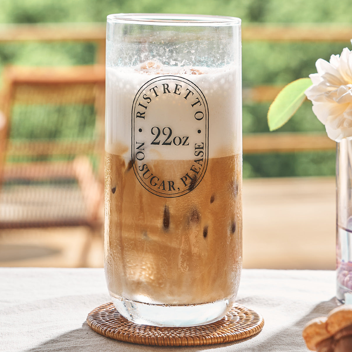 CAFE GRANDE Ristretto Big Mug (625ml) Glass Cup - 라씨에뜨 카페그란데 리스트레토 - adamhnk