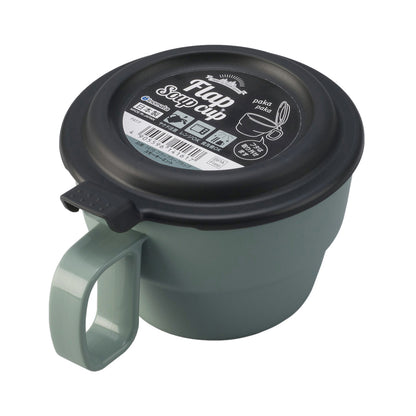 Flap Soup Cup (300ml) Dishwasher Oven Safe BPA Free Mint - 이노마타 플랩 스프컵 1416 300ml 스모키민트 - adamhnk