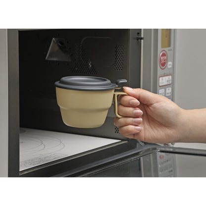 Flap Soup Cup (300ml) Dishwasher Oven Safe BPA Free Beige - 이노마타 플랩 스프컵 1416 300ml 베이지 - adamhnk