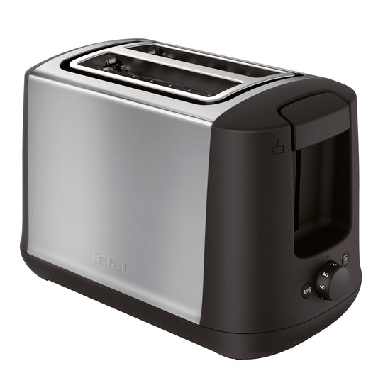 Tefal TT3408 VIVO Toaster 7 Levels Stainless Steel Case 2 Wide Slice Slot S/XL High Lift 850W Black