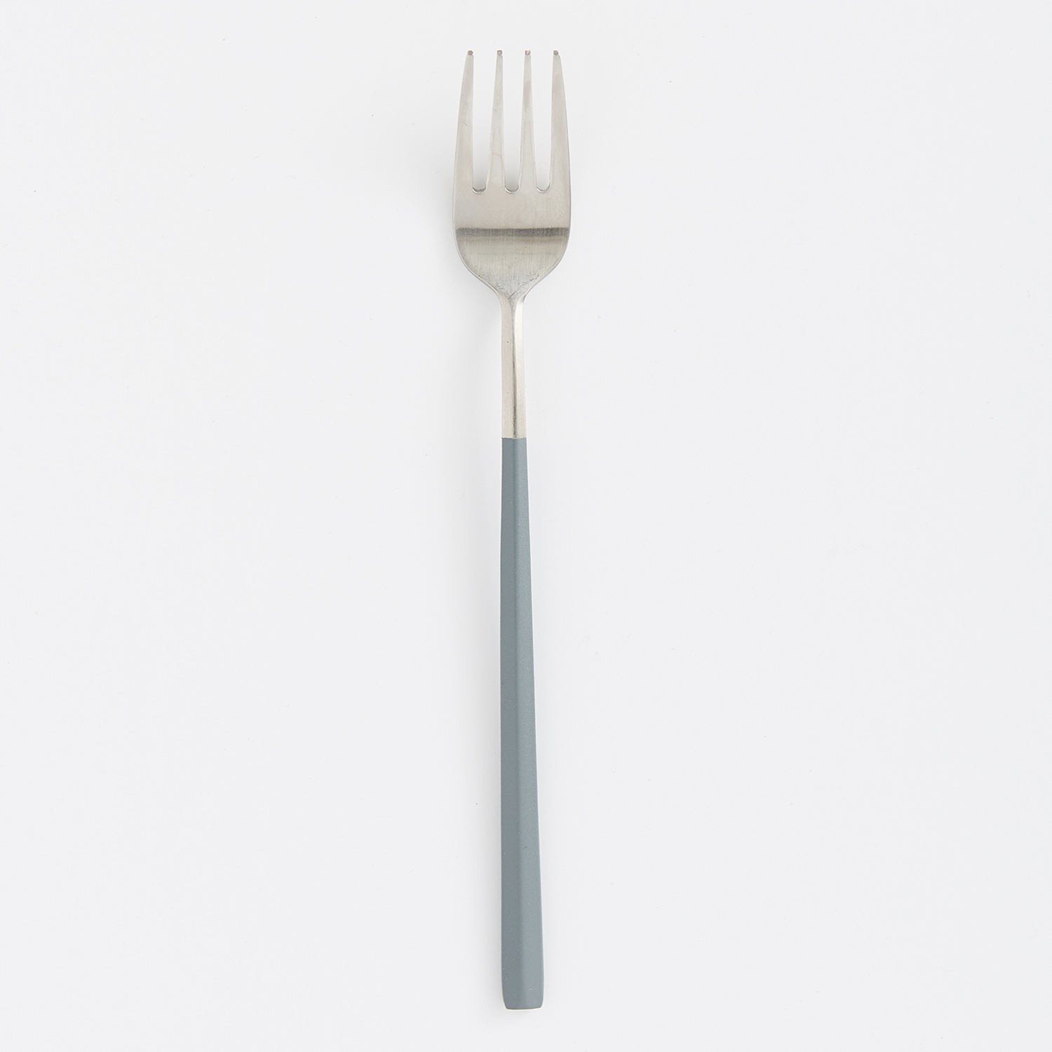 EBRO PREMIUM Stainless Steel Dessert Fork Easy Grip Tableware Gray - 라씨에뜨 이브로 디저트 포크 에쉬그레이 - adamhnk