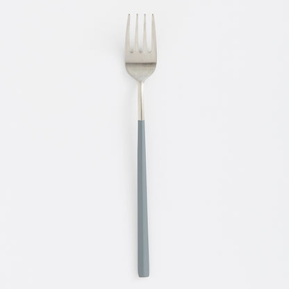 EBRO PREMIUM Stainless Steel Dessert Fork Easy Grip Tableware Gray - 라씨에뜨 이브로 디저트 포크 에쉬그레이 - adamhnk