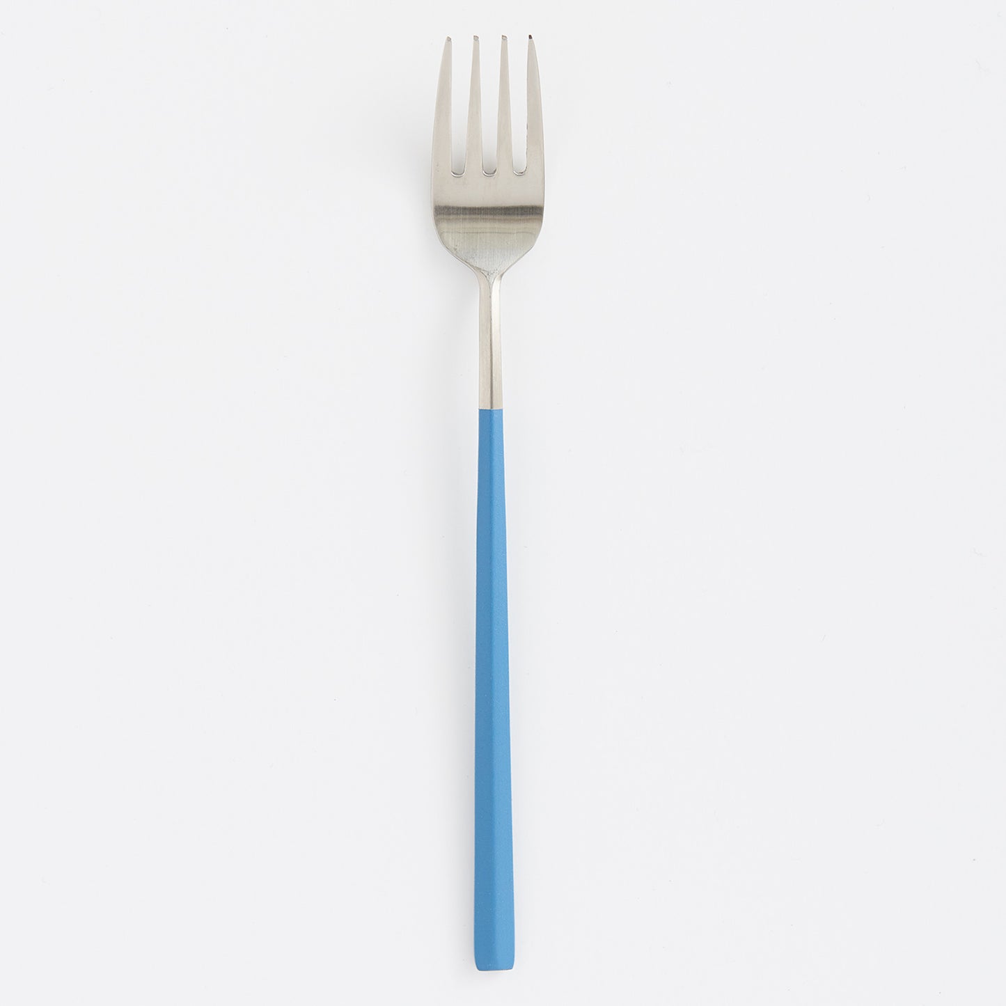 EBRO PREMIUM Stainless Steel Dessert Fork Easy Grip Tableware Blue - 라씨에뜨 이브로 디저트 포크 마일드블루 - adamhnk