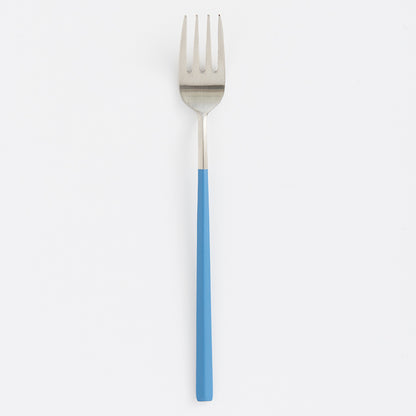 EBRO PREMIUM Stainless Steel Dessert Fork Easy Grip Tableware Blue - 라씨에뜨 이브로 디저트 포크 마일드블루 - adamhnk