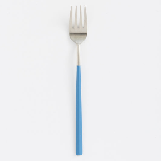 EBRO PREMIUM Stainless Steel Dessert Fork Easy Grip Tableware Blue - 라씨에뜨 이브로 디저트 포크 마일드블루 - adamhnk