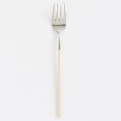 EBRO PREMIUM Stainless Steel Dessert Fork Easy Grip Tableware Beige - 라씨에뜨 이브로 디저트 포크 크림베이지 - adamhnk