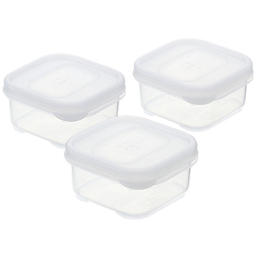 Food Storage Sealed Container 3p (90ml) Clear adamhnk