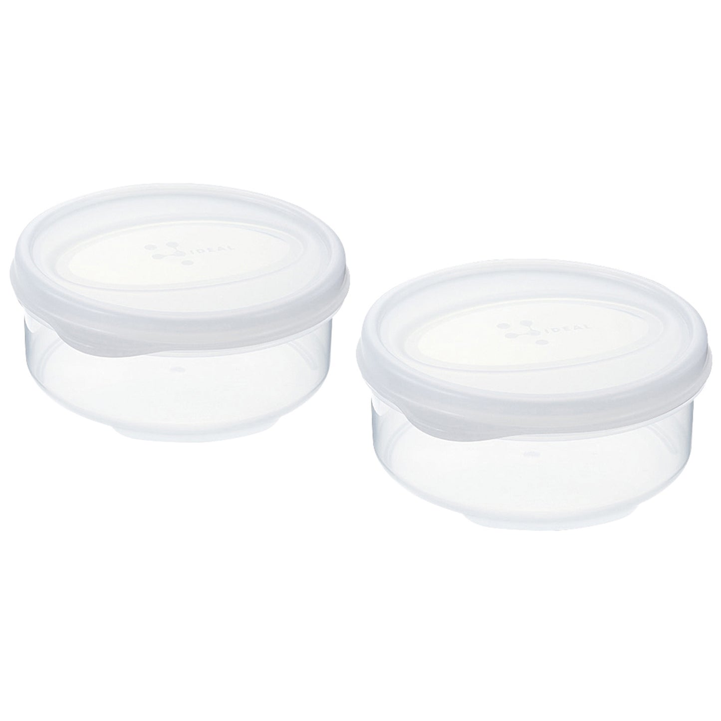 Food Storage Sealed Round Container 2p (180ml) Clear adamhnk