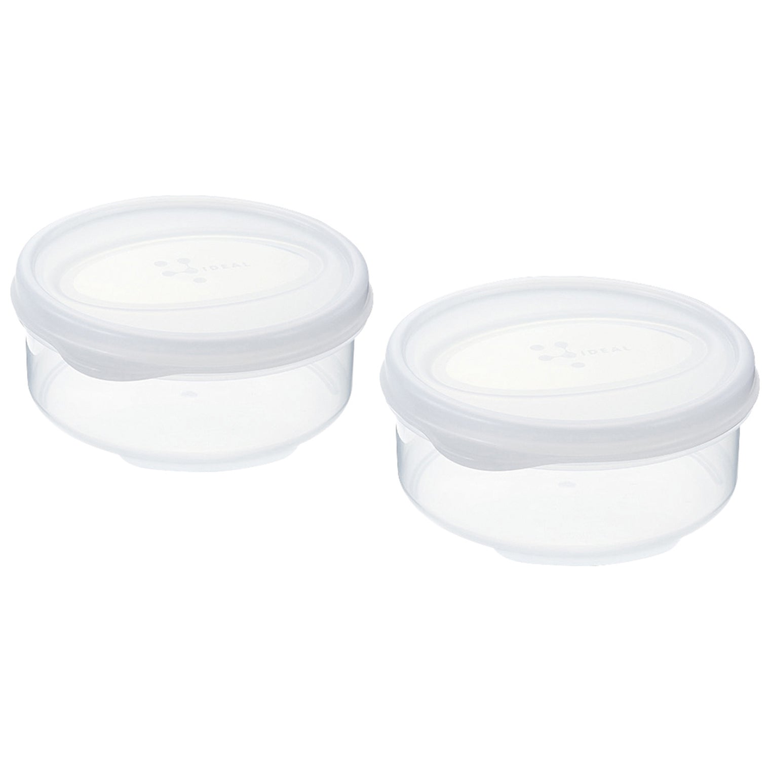 Food Storage Sealed Round Container 2p (180ml) Clear adamhnk