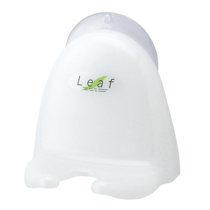 Leaf Suction Cup Shaver Holder White adamhnk