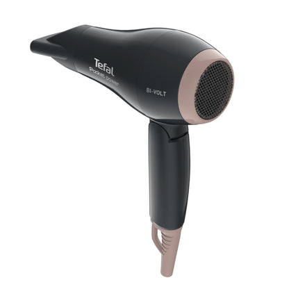 Tefal HV1720 Pocket Powerful Fast Ultra Compact Hair Dryer 2-Speed 1200W Black - 테팔 헤어드라이기 포켓파워 HV1720 - adamhnk