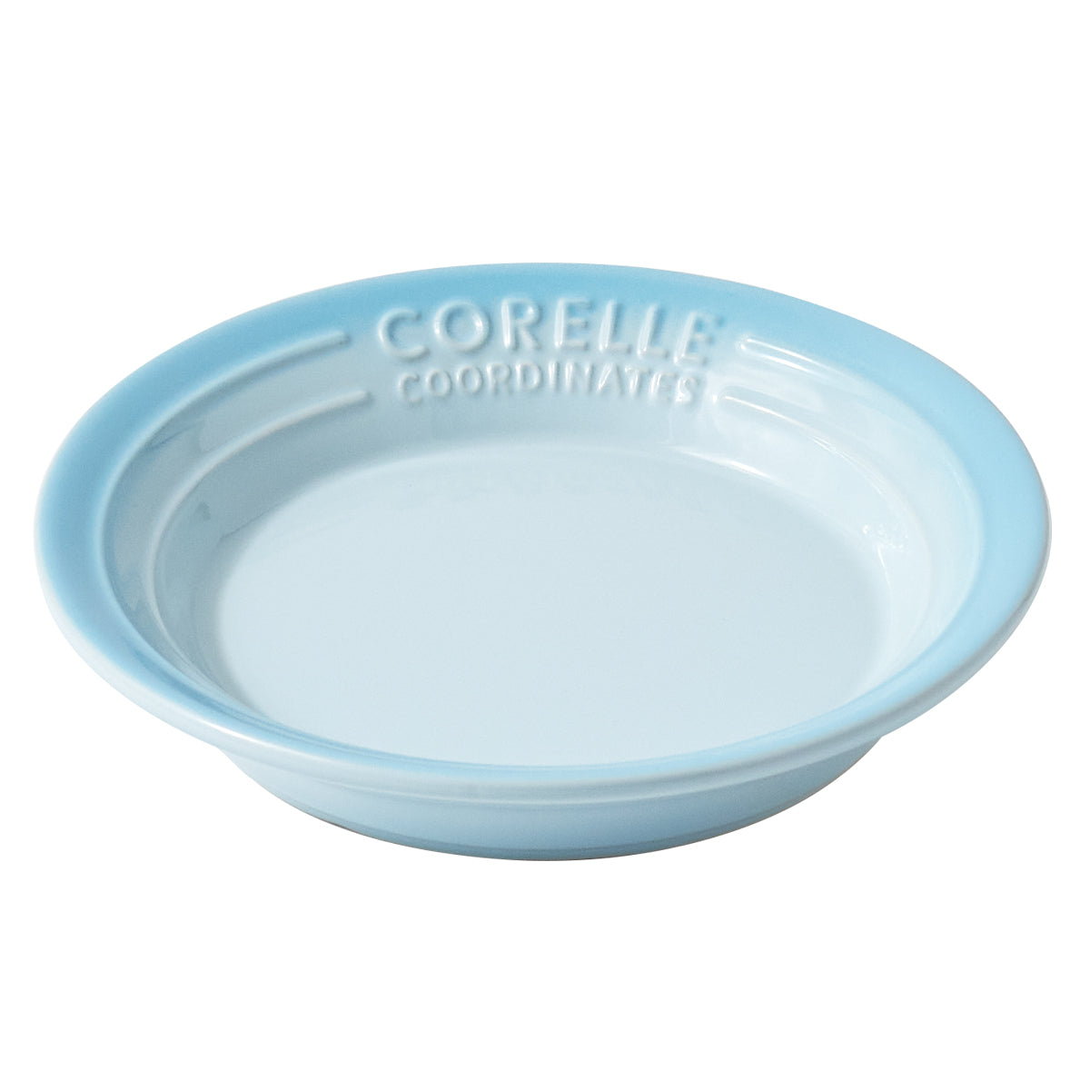 Corelle Breeze Stone Dinnerware 24p Dishwasher Oven Safe Blue