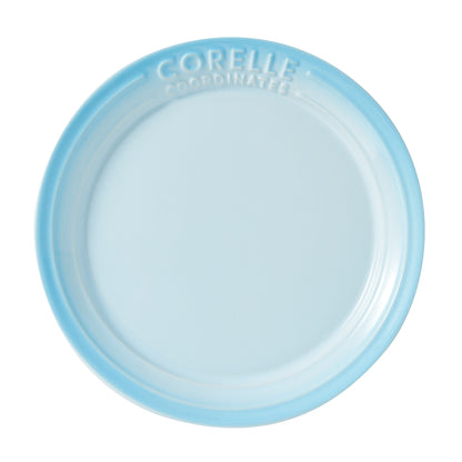 Corelle Breeze Stone Dinnerware 24p Dishwasher Oven Safe Blue