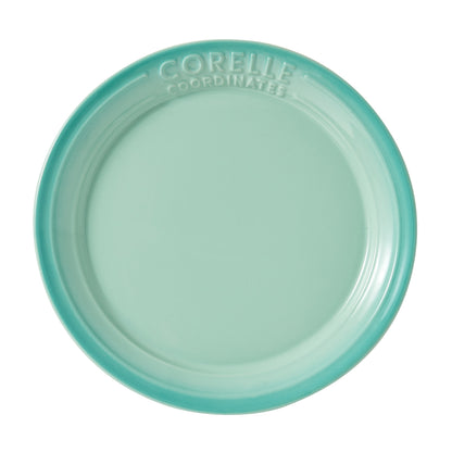 Corelle Breeze Stone Plate 3p Dinnerware Dishwasher Oven Safe Green