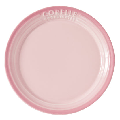 Corelle Breeze Stone Plate 3p Dinnerware Dishwasher Oven Safe Pink