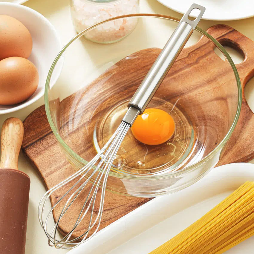 All-Stainless Steel 304 Whisk (28cm) Silver - Adamhnk