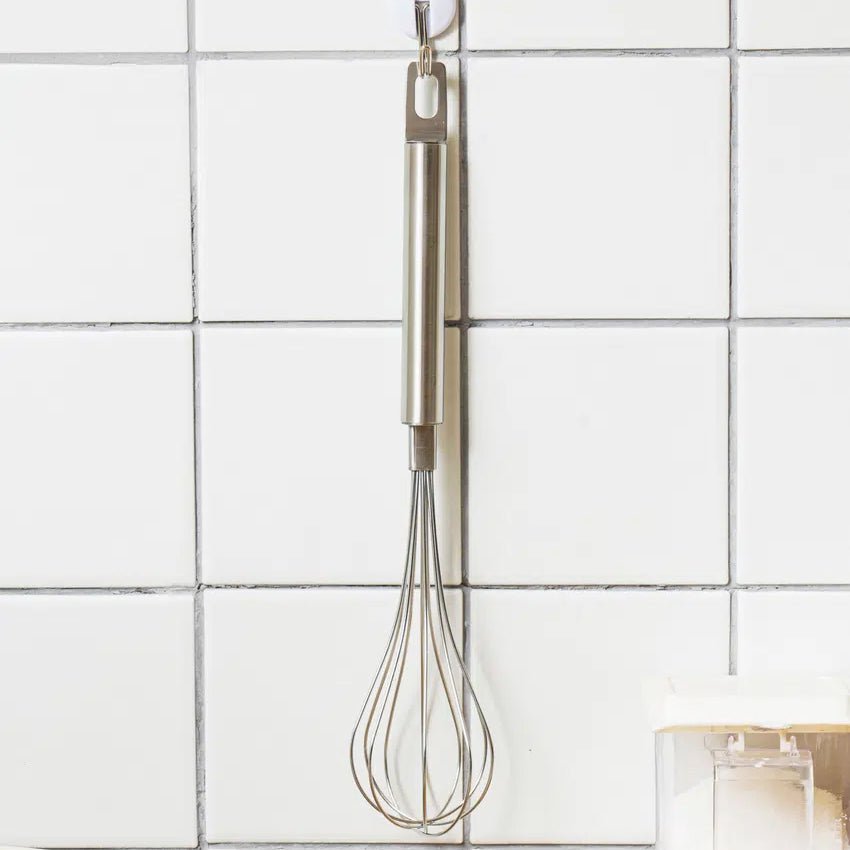 All-Stainless Steel 304 Whisk (28cm) Silver - Adamhnk