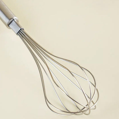 All-Stainless Steel 304 Whisk (28cm) Silver - Adamhnk