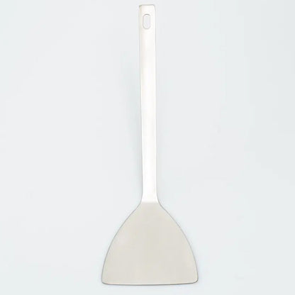 All-Stainless Steel Half-Moon Spatula (29cm) Silver - Adamhnk
