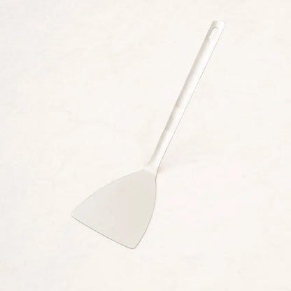 All-Stainless Steel Half-Moon Spatula (29cm) Silver - Adamhnk