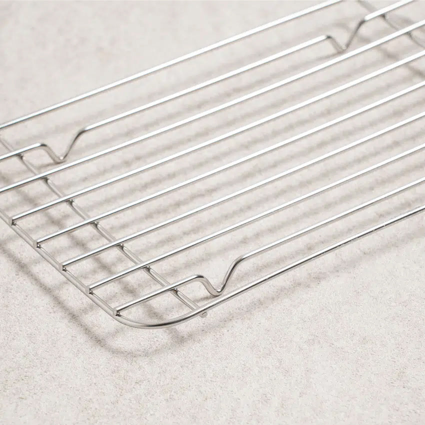 All-Stainless Steel Square Frying Basket (17x10cm) Silver - Adamhnk