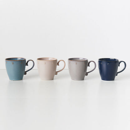 Royal Heritage Bache Premium Ceramic Mug Cup 4p (250ml) Dishwasher Oven Safe - 라씨에뜨 로얄 헤리티지 바체 머그 4p - adamhnk