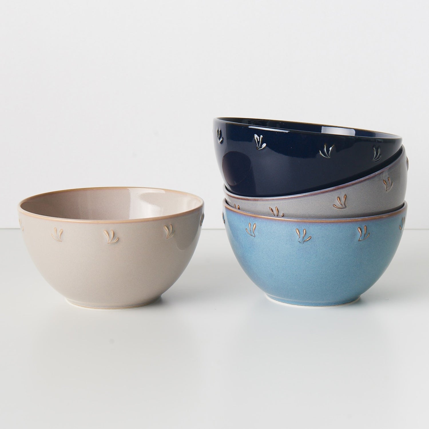 Royal Heritage Bache Premium Ceramic Noodle Bowl 4p (800ml) Dishwasher Oven Safe - 라씨에뜨 로얄 헤리티지 바체 면기 4p - adamhnk