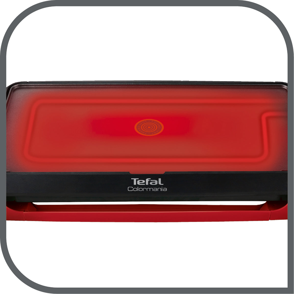 Tefal CB660501 Colormania Maxi Plancha Electric Nonstick Wide Grill 6 Adjustable 2000W Red