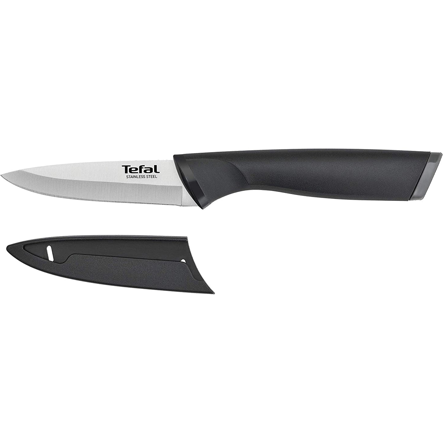 TEFAL Collection Stainless Steel Knife Set 3p (Paring 9cm + Chef 15cm + Scissor) Silver