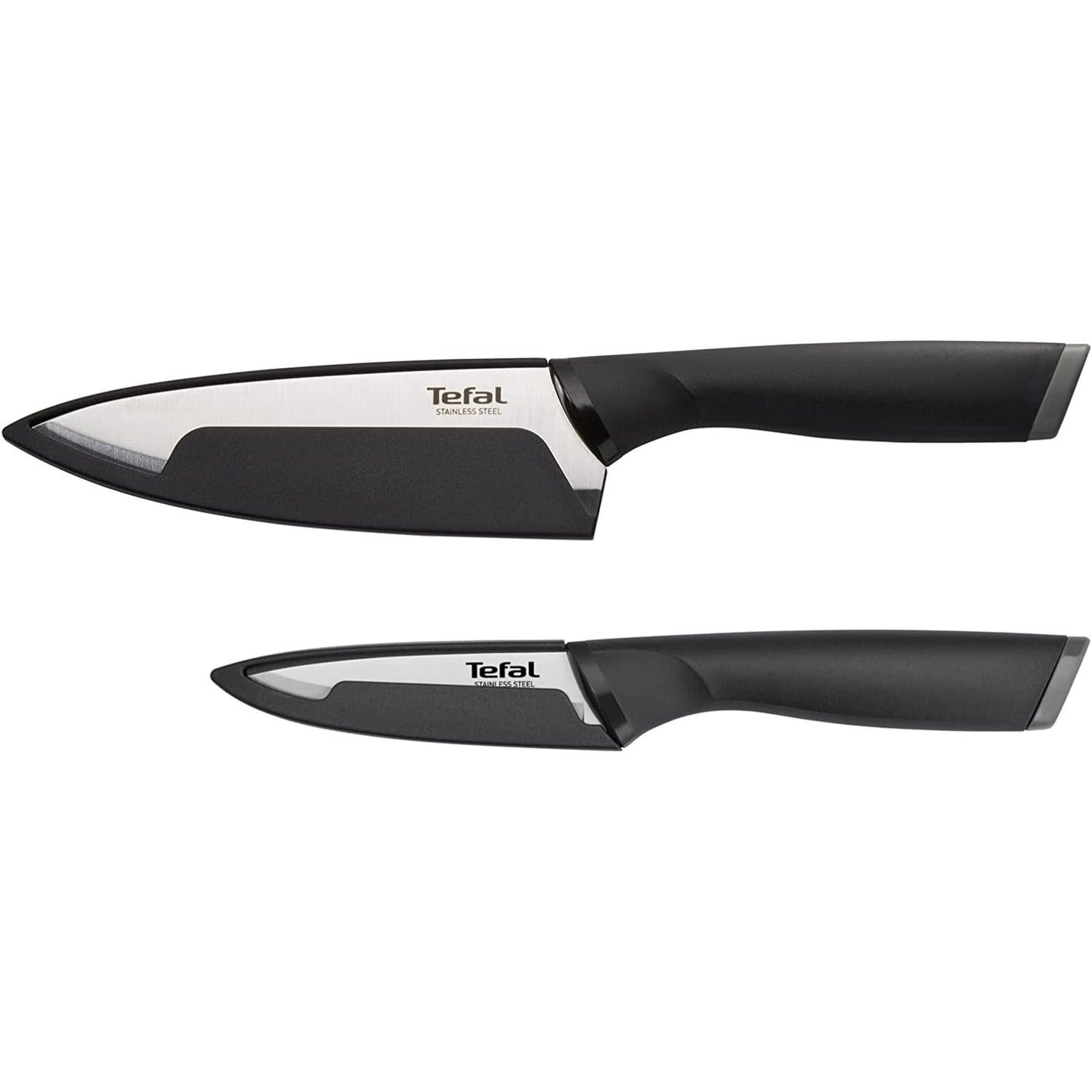 TEFAL Comfort Stainless Steel Knife 2p (Paring 9cm + Chef 15cm) Silver