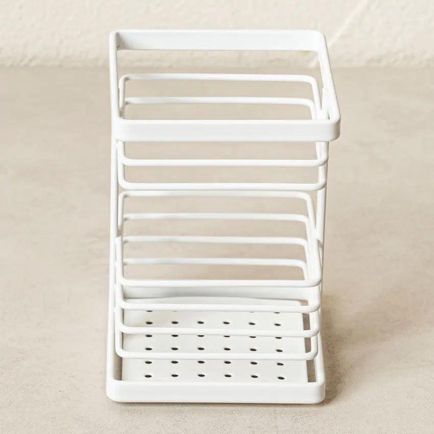 Cutlery Storage Stand (8x12cm) White - Adamhnk