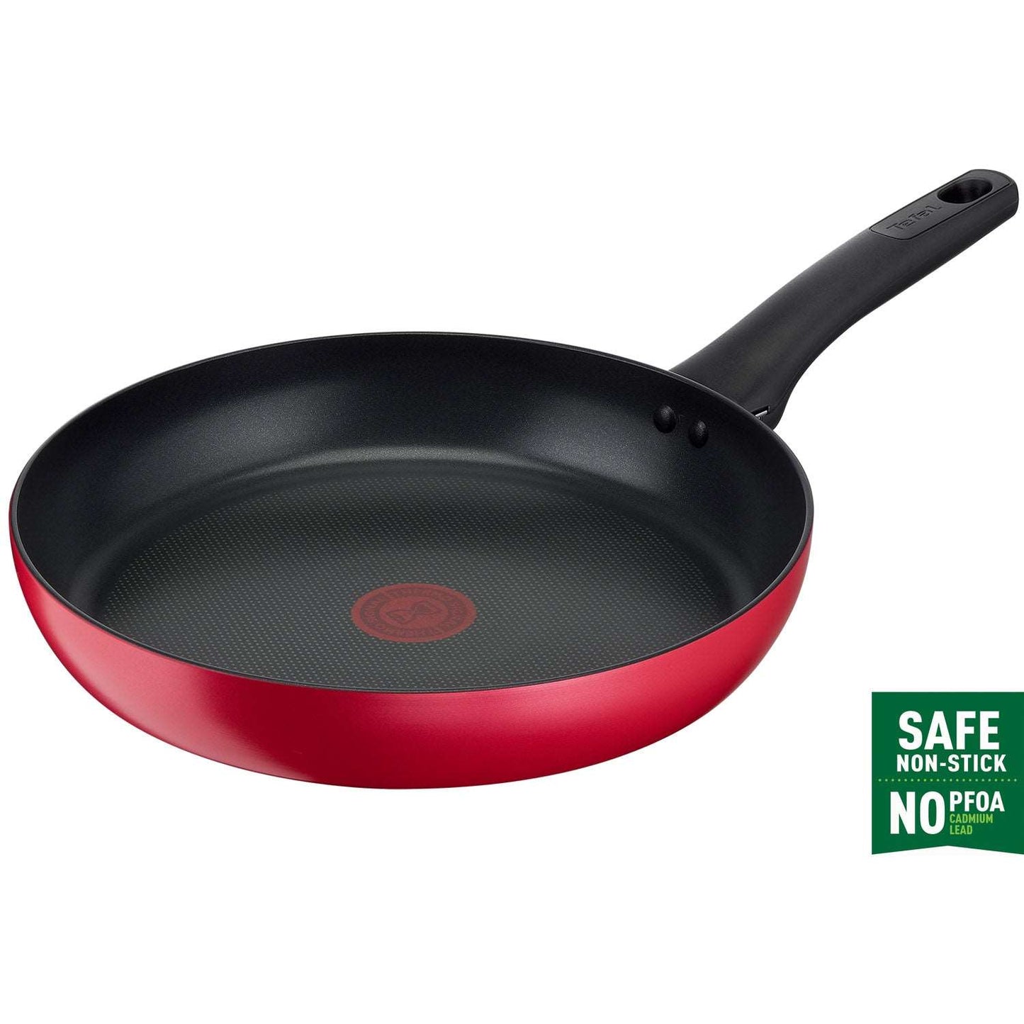 Tefal Excellence Induction Titanium Nonstick Frying Pan (28cm) Dishwasher Oven Safe No PFOA Red