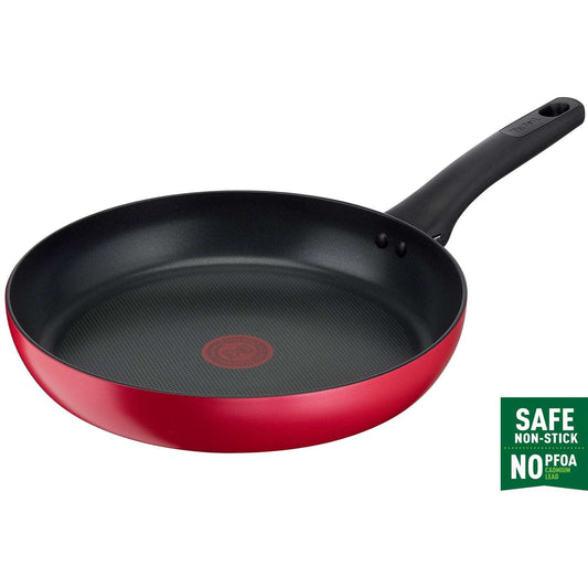 Tefal Excellence Induction Titanium Nonstick Frying Pan (26cm) Dishwasher Oven Safe No PFOA Red