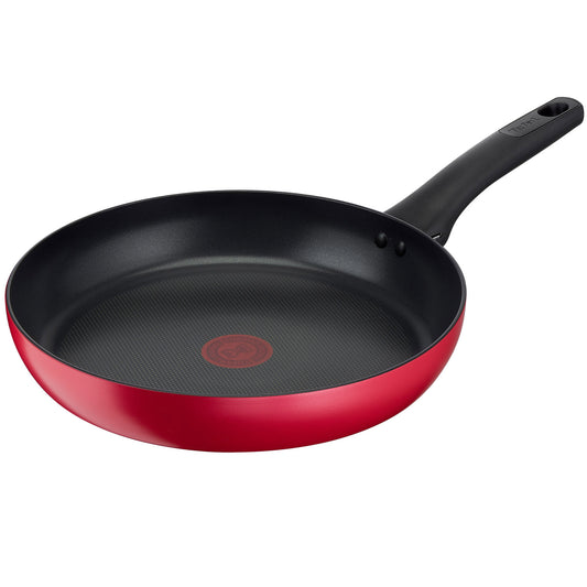 Tefal Excellence Induction Titanium Nonstick Frying Pan (30cm) Dishwasher Oven Safe No PFOA Red